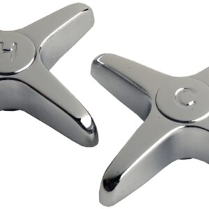 Danco 88390 Faucet Handle, Zinc, Chrome Plated, For: Price Pfister Single Handle Tub/Shower Faucets