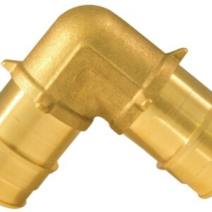 Apollo ExpansionPEX Series EPXE11 Pipe Elbow, 1 in, Barb, 90 deg Angle, Brass, 200 psi Pressure