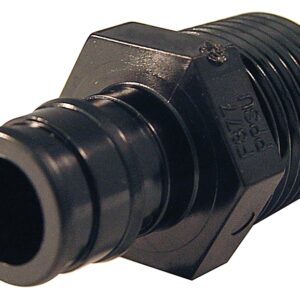 Apollo ExpansionPEX Series EPXPAM1210PK Pipe Adapter, 1/2 in, Barb x MPT, Poly Alloy, 200 psi Pressure