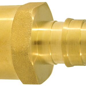 Apollo EPXFA1212 Pipe Adapter, 1/2 in, PEX-A Barb x FPT, Brass, 200 psi Pressure
