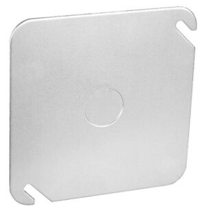 Southwire 52C6-UPC Blank Cover, 0.06 in L, 4 in W, Square, Steel, Galvanized