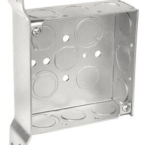 Southwire 52151-SWB-UPC Junction Box, 14-Knockout, 1/2, 3/4 in Knockout, Steel, Silver, Galvanized, Stud
