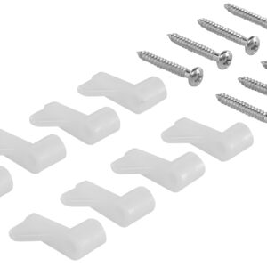 M-D 14169 Frame Clip, White, For: 5/16 in THK Window and Door Frames