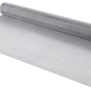 M-D 14109 Screen Mesh, 25 ft L, 3 ft W, Aluminum, Bright