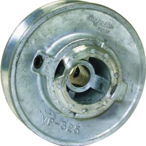 Dial 6124 Motor Pulley, 1/2 in Dia Bore, 3-1/4 in OD, Zinc