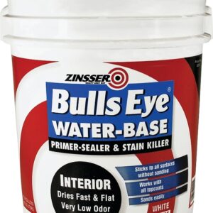 Zinsser 02240 Primer and Sealer, Flat, White, 5 gal, Can