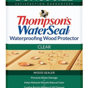 Thompson's WaterSeal TH.090001-03 Wood Sealer, Transparent, Liquid, Clear, 1.2 gal