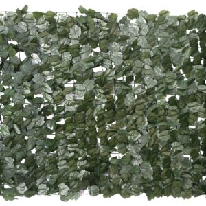 naturae decor RLD4096-1000 Ivy Leaf Privacy Screen, 40 in H, 36 in W, Green, Plastic