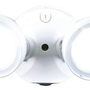 Halo Dusk-to-Dawn TGS TGS2S402DRRW Double Head Flood Light, 120 V, 21.6 W, 2-Lamp, LED Lamp, 2500 Lumens