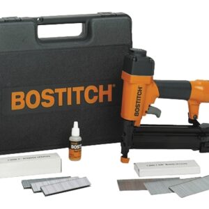 Bostitch SB-2IN1 Nailer/Stapler Combo Kit, 100 Magazine, Glue Collation, 5/8 to 1-5/8 in Fastener