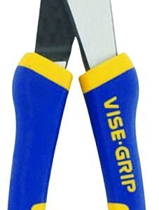 Irwin 2078308 Diagonal Cutting Plier, 8 in OAL, 1-1/8 in Jaw Opening, Blue/Yellow Handle, Cushion-Grip Handle
