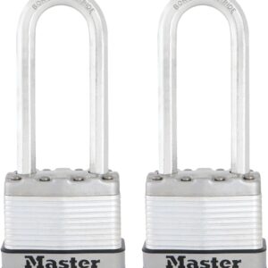 Master Lock Magnum Series M1XTLJ Padlock, Keyed Alike Key, 5/16 in Dia Shackle, 2-1/2 in H Shackle, Stainless Steel Body