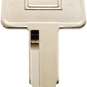 Hy-Ko 11010HD75 Key Blank, Brass, Nickel, For: Honda's Motorcycle, HD75 Key Number
