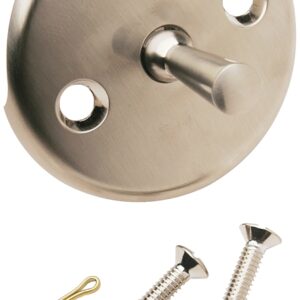 Plumb Pak PP826-1BN Tub Face Plate, Brushed Nickel, For: Bath Drains