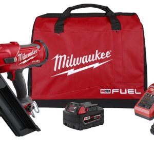 Milwaukee 2745-21 Framing Nailer Kit, Battery Included, 18 V, 5 Ah, 43 Nails Magazine, 30 to 34 deg Collation