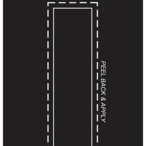 Hy-Ko 30400 Series 30419 Die-Cut Letter, Character: I, 3 in H Character, Black Character, Vinyl