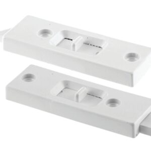 Prime-Line F 2598 Tilt Latch, Plastic, White, 1/PR