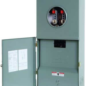 Siemens MC0408B1200T Series Meter Combination Load Center, Ring Cover/Lid, 200 A, 4-Space, 4-Jaw, 8-Circuit