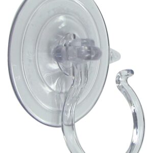 Adams 5750-88-1040 Suction Cup Wreath Holder, Polycarbonate Hook, PVC Base, 10 lb Working Load