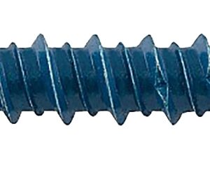DEWALT UltraCon+ Series DFM12708 Concrete Screw Anchor, 3/16 in Dia, 3-1/4 in L, Carbon Steel, Zinc Stalgard, 100/BX