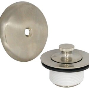 Danco 89239 Tub Drain Trim Kit, Brass, Brushed Nickel