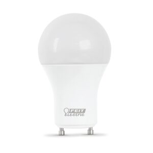 Feit Electric A100DM827GU24/10KLED LED Bulb, General Purpose, 1500 Lumens, 14 W, A19 Lamp, 100 W Equivalent, Dimmable