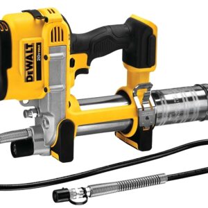 DEWALT DCGG571B Series Grease Gun, Includes: DCGG571B 20 V Max Grease Gun, Shoulder Strap, 14.5 oz Cartridge