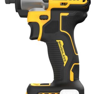 DEWALT XR Series DCF845B Impact Driver Kit, Tool Only, 20 V, 1/4 in Drive, 4200 ipm, 3400 rpm Speed