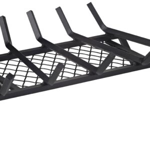 Simple Spaces LTFG-W23 23'' Fireplace Grate, 5-Bar, Steel/Wrought Iron