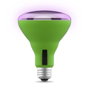 Feit Electric BR30ADJ/GRW/LED/HDRP Indoor Greenhouse Plant Grow LED Light Bulb, 120 V, LED Lamp, 680, Green