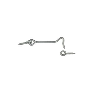 National Hardware V2000 Series N226-373 Hook and Eye, 4 in L Dimensions, Steel, Zinc, 1/PK