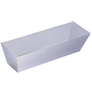 Wallboard Tool 23-002 Mud Pan, 12-1/2 in L, 4 in W, 12-1/2 in L Bottom, Stainless Steel