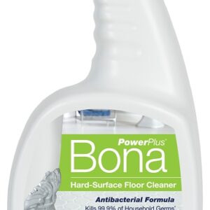 Bona PowerPlus WM851051001 Anti-Bacterial Floor Cleaner, 32 oz Spray Bottle, Liquid, Floral