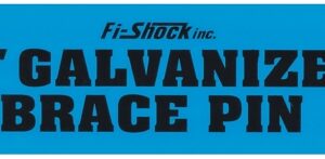 Zareba HTBP10/400-403T Electric Fence Brace Pin, Carbon Steel, Galvanized, For: Vertical Brace Posts