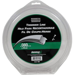 Arnold WLS-180 Trimmer Line, 0.080 in Dia, 300 ft L, Nylon