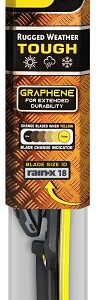 Rain-X Truck & SUV 870218 Wiper Blade, Beam Blade, 18 in L Blade, Synthetic Rubber