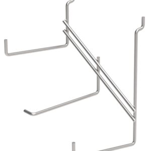 Southern Imperial 7175892975 Hammer Display Hook, 10 in, Steel, Silver, Chrome