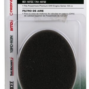 Arnold OEM-751-10732 Air Filter, Foam Filter Media