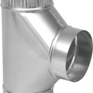 ASSEMBLED TEE 26GA 4IN GALV