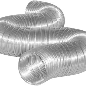 DUCT ALUM SEMI-R 4IN X 8FT