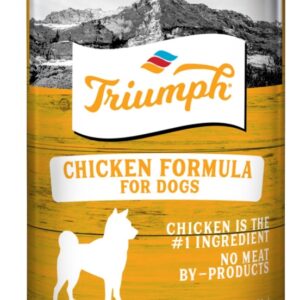 Triumph 6600391 Dog Food, Chicken Flavor, 14 oz Can