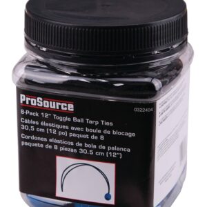 ProSource FH4031 Canopy Tarp Tie, Heavy-Duty, Plastic/Rubber, Black/Blue