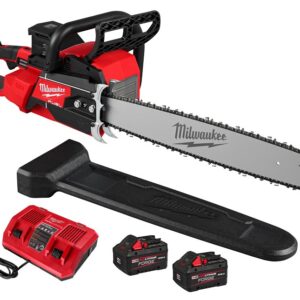Milwaukee M18 FUEL Series 2827-22 Chainsaw Kit, Battery Included, 8 Ah, 18 V, Lithium-Ion, 20 in Cutting Capacity