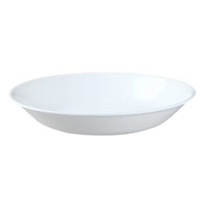 Corelle 6017639 Pasta Salad Bowl, 20 oz, Glass, Winter Frost White