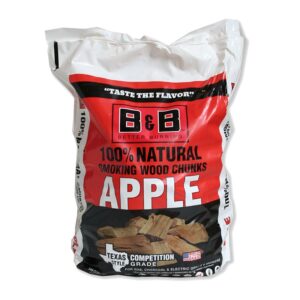 B & B Charcoal 00141 Series Smoking Chunk, Apple, Wood, 549 cu-in