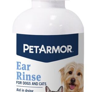 PetArmor 2697 Ear Rinse, Liquid, 4 oz Squeeze Bottle