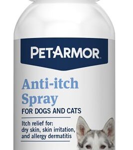 PetArmor 2713 Anti-Itch Spray, Liquid, Adult Lifestage, 4 oz Bottle