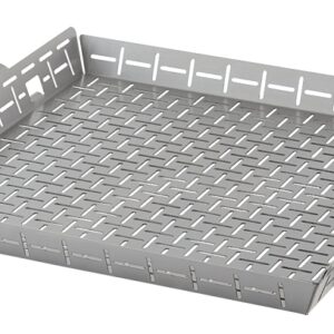 Weber Crafted Series 7673 Roasting Basket, 16.3 in L, 17.2 in W, Stainless Steel