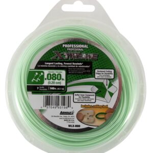 Arnold Xtreme Professional WLX-H80 Trimmer Line, 0.080 in Dia, 140 ft L, Monofilament