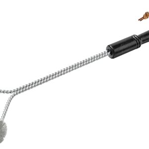 Weber 6493 Grill Cleaning Brush, Stainless Steel Bristle, Plastic Handle, Ergonomic Handle, 21 in L